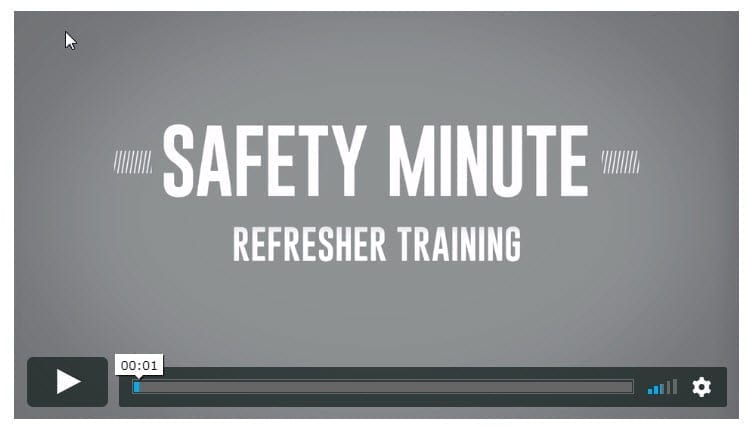 PERC Safety Minute Video: The Fundamentals of Refresher Training