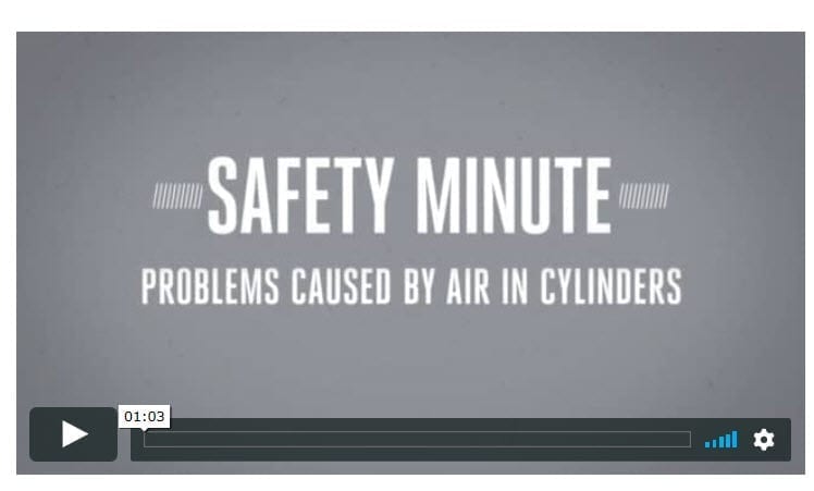 PERC Safety Minute: Problems Air Can Cause in Cylinders