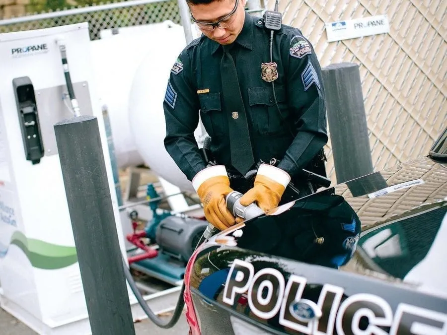 Ask the Edmonds Cop: Why city police vehicles run on propane